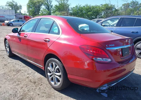 2018 Mercedes-Benz C 300 4Matic from USA, damaged, VIN 55SWF4KB8JU245886